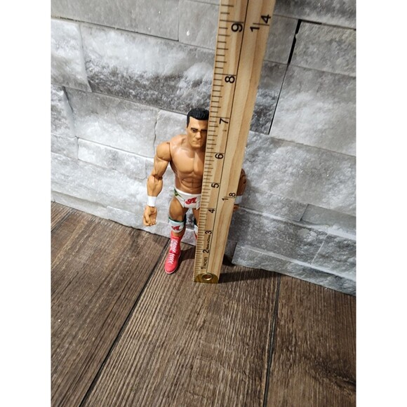 ALBERTO DEL RIO 2011 MATTEL FIGURE JAKKS WWE WWF ELITE EL DORADO RED BOOTS - Picture 4 of 4